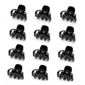 Cobahom B08zkg6xfh 12pk Small 1.2 Inch Plastic Hair Claw Clips For Thin - Quick Updo