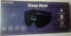 X062wszjp Colifrsc Black 3d Sleep Mask Memory Foam Adjustable Strap New In Box