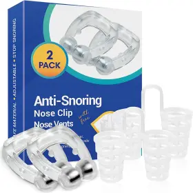 .com 313037577576 Anti Snore Nose Clip Devices Silicone Magnetic Snoring Mi