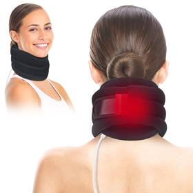 Comfheat 2.0880.128 Heated Neck Brace For Pain Relief And Support Soft Foam Cervical Collar With