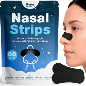 Commanding Life 351467066086 Nasal Strips For Snoring And Breathing Reduces Congestion Less Onyx