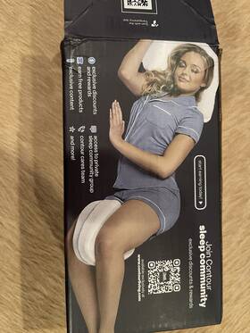 Contour 29-450a Small Body Pillow Knee/leg Support White/blue Fabric Mpn