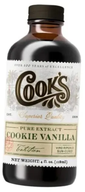 Cooks 036006014079 Choice Premium Quality Pure Cookie 4 Fl Oz Pack Of 1 Vanilla Flavor