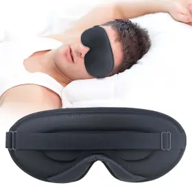 3d-smyz-wyt Cozeoa Eye Masks For Sleep Of 3d 1 Count Pack Black