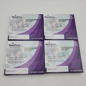 Cpap 6d-lhk 4 Box Lot Of Remzzzs Minimal Contact Mask Liners 30