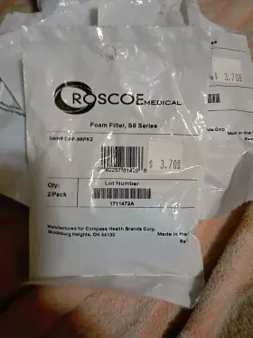 Cpf-s8pk2 Cpap Roscoe Medical S8 Filters
