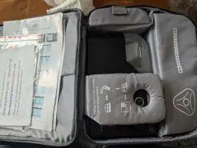 Lg2a00 Cpap Luna 2 C Pap Machine With Carrying Case Manual Lines Power Cord Mask - Works