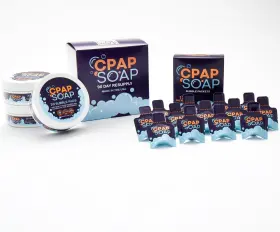 Cpap Soap 860010693827 Cleaner - Cleaning Kit With Disposable Pads And Gentle Detergent Unscented N