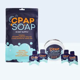 Cpap Soap 860012416561 Cleaner - Cleaning Kit With Disposable Pads And Gentle Detergent Unscented N