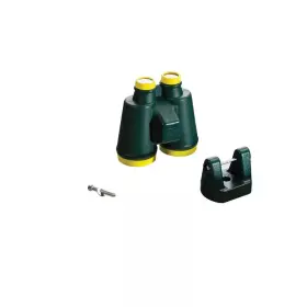 Creative Cedar Designs 313038665609 Large Plastic Playset Binoculars- Green With Yellow Lens Ring