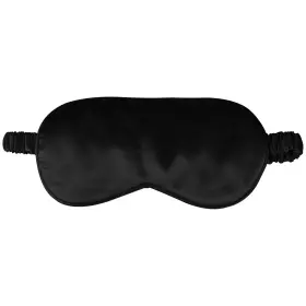 Creh-12-1 Crehodec Silk Sleep Mask With Elastic Strap Soft Blindfold For Women Men Black