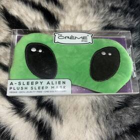 Creme Shop 849980057372 The A Sleepy Alien Plush Sleep Mask- Brand New