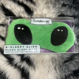 Creme Shop 849980057372 The A Sleepy Alien Plush Sleep Mask- Brand New