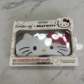 Creme Shop 849980086839 The X Hello Kitty 3d Plushie Sleep Mask Limited Edition Sanrio New