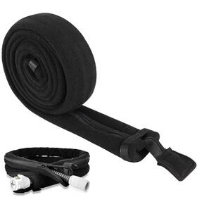 Cunqn 635401987942 Cpap Tube Cover Black Hose Covers 6ft Tubing Wrap Ultra Soft Zippered Fl