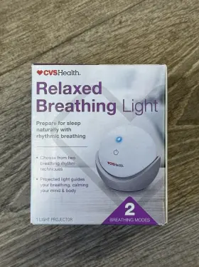 448711 Cvs Relaxed Breathing Light With 2 Modes. New In Box
