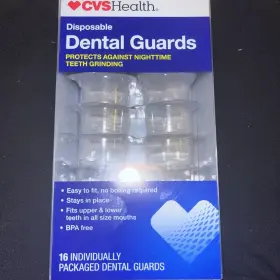 Dlus062101 Cvs Health 16-pack Disposable Dental Guards Imperfect Box Individually Sealed
