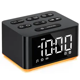 Dac-zb1 Dailybody 3 In 1 Sound Machine Dual Alarm Clock Night Light White Noise Ma