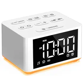 Dac-zb2-b Dailybody 3-in-1 Sound Machine White Noise Dual Alarms 12 Color Night Lights 30