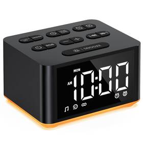 Dailybody Zb001 3 In 1 Sound Machine Dual Alarm Clock Night Light White Noise 27 Sl