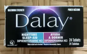 Dalay 650066000256 See Exp Date Nighttime Sleep Aid Maximum Strength 24 Tablets