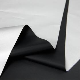 David Accessories 2y54407002 Blackout Drapery Shade Fabric Black And Silver 100 Percent Shading Light Wate