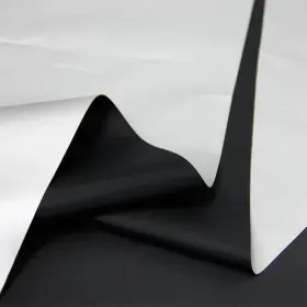 2y54407002 David Accessories Blackout Drapery Shade Fabric Black And Silver 100 Percent Shading Light Wate