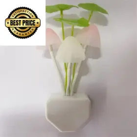 Dazzyd 762283847733 Sensor Led Night Light Color Changing Plug-in Mushroom And Lotus White
