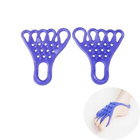 Deahea Dh-013 Yoga Toe Stretcher Heel Foot Stretch Gel Band 5 Toes Separator Blue