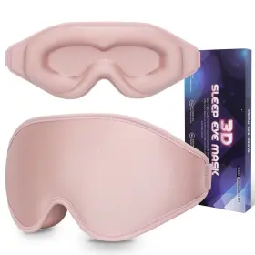 Dec.metu 787996601953 Sleep Mask 3d Eye For Sleeping 100% Light Blocking Covers With Adjus