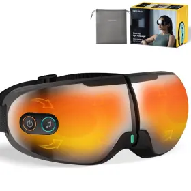Deerma 955578044618 Heated Eye Mask Massager For Migraines With See-through