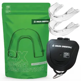 Delta Dental 810036602655 Athletic Sports Mouth Guard - Ada Accepted 2x The Impact Absor