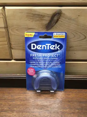 Dentek 047701001325 Fresh Protect Disposable Dental Guards 6 Count Sealed Ready To Use