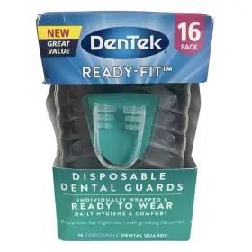 Dentek 047701004654 Ready-fit Disposable Dental Guards 16 Count Sealed