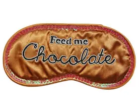 Diabolical 612585967137 Feed Me Chocolate Sleeping Mask - Funny Sexy Sleep Eye Blindfold Soft Eyemask