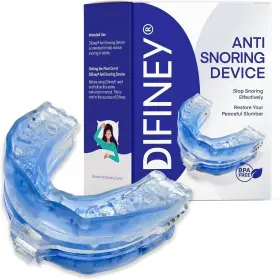 Difiney 860012907649 Anti Snoring Device Mouthpiece Nighttime Mouth Guard