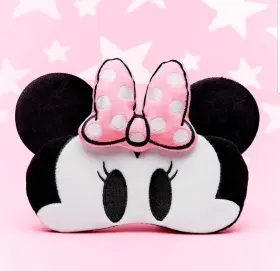 Disney 849980084088 The Cr Me Shop S Minnie Mouse 3d Plushie Sleep Mask Brand New