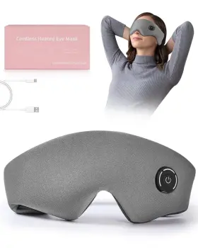 Diweez 765029686610 Heated Eye Mask Cordless For Dry Eyes Electric Warm Compress E