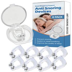 Dkmambo 797465834195 Anti Snoring Devices8 Pack Silicone Magnetic Stop Solution Snori