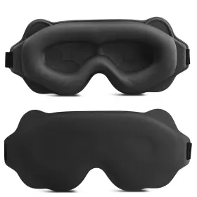 Pe9170178bk Donwell Skin Friendly Eye Mask Cushion Stretchable And Breathable Sleeping 2 Pcs