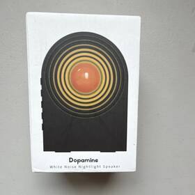 Dopamine Dopa01 White Noise Nightlight Speaker Black Orange 132x92x76mm 280g
