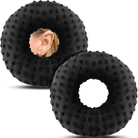 Mee1324 Doublefill 2 Pcs Ear Hole Piercing Pillows Donut Pillow For Pain Side Sleeping Neck