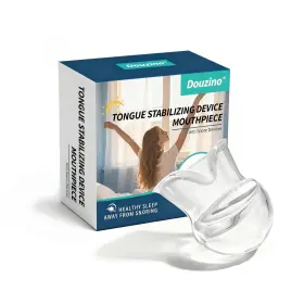 Douzino 747086156640 Tongue Stabilizing Device Mouthpiece - Reusable Bpa-free Anti L