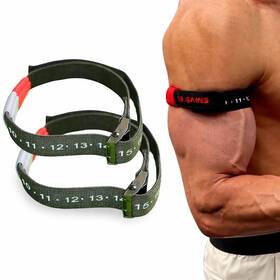 Dr. Gains 699838492745 Blood Flow Restriction Bands Nylon Bfr For Men With Metal Buckle Occl