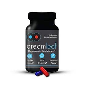 Dream Leaf 863384000086 Lucid Dreaming Supplement With Valerian Mugwort Alpha Gpc 60 Capsules