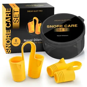Dqp-21yel Dream Quiet Pro Nasal Dilators - Silicone Nose Clips For Better Sleep Sl