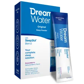 20110.72.1.1 Dream Water Sleep Aid Snoozeberry Powder Packet With 5mg Melatonin 10-count