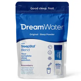 20160.24.1.1 Dream Water Sleep Aid Powder Gaba Melatonin 5-htp Snoozeberry 60 Count