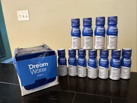 Dream Water 857430002537 Sleep Aid Supplement Drink Snoozeberry Liquid Shot 11 Count New