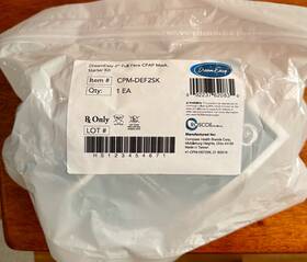 Dreameasy 2 By Roscoe Medical X1def2hs03 Full Face Cpap Mask Starter Kit Item Cpm-def2sk